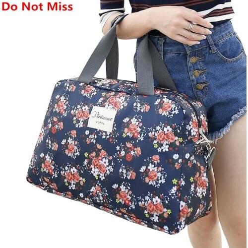Do Not Miss Women Luggage Travel Organizers Bags High Capacity Travel Bags Portable Folding Items Clothes Organizers Travel Bag