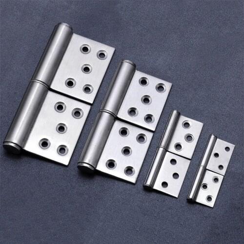 Stainless steel 304 Flag shape ,Detachable hinge ,2.5/ 3/4/5 inch , for Aluminum doors Bathroom door bathroom Removable hinge