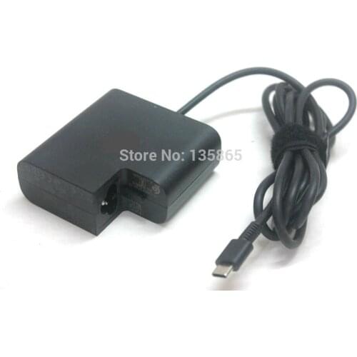 ORIGINAL USB Type-C AC Power Adapter 65W TPN-CA06 for H-P Spectre x360 Pro X2 612 G2 Laptop Charger
