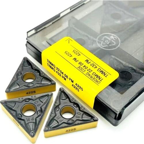 TNMG220408 TNMG220404 PM4225 external turning tool super hard carbide insert CNC lathe TNMG 220404 cutting tool turning insert