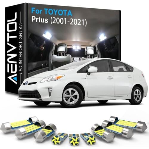 AENVTOL Canbus Interior Lights LED For Toyota Prius Plus C V 30 ZVW30 40 2006 2010 2015 2016 2017 2018 2020 2021 Car Accessories