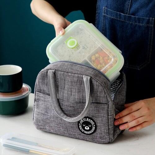 Waterproof portable insulation bag Insulated lunch box Oxford cloth insulation Thickened aluminum foil Family travel essentials