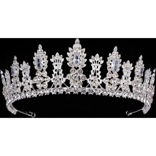 Tiaras and Crown HADIYANA Vintage Temperament Bridal Women Wedding Hair Clip Party Headband BCY8960 Accesorios para el cabello