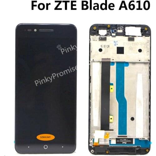For ZTE Blade A610 LCD Display Screen 100%Tested High Quality LCD Display+Touch Screen Replacement for ZTE Blade A610 Smartphone
