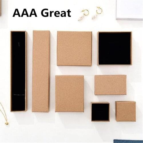 AAA Great 10Pcs/Lot Wedding Candy Box Gift Kraft Paper Necklace Box Chocolate Boxes Cookies Packaging Party Birthday Jewelry New