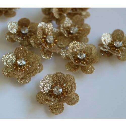 10pcs/lot Rhinestone beaded patches for clothes DIY sew on parchE appliques Embroidery applique patch ropa clothing accessory