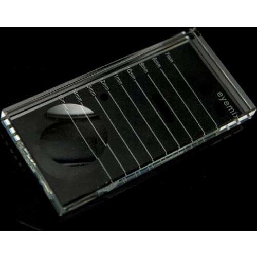 New Ceramic Lash Tiles Individual Eyelash Extension Pallet Smart Glue Ring False Eyelashes Adhesive Glue Holder 2 in 1