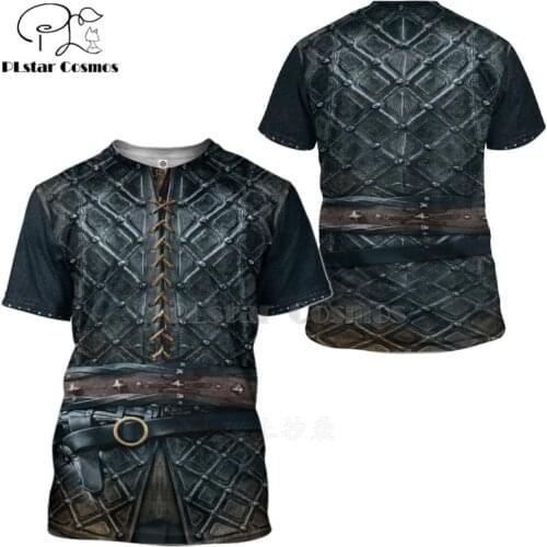 2020 Fashion Men hoodies 3D Printed Viking Tattoo warrior t-shirt tees shorts sleeve Apparel Unisex Norse cosplay streetwear-19