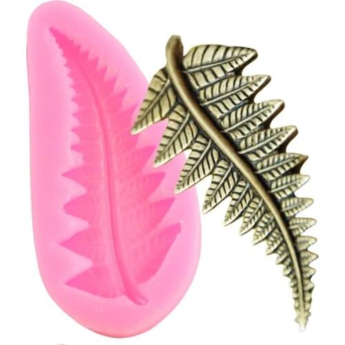 3D Leaf Relief Silicone Mold Cake Border Fondant Molds DIY Cake Decorating Tools Candy Chocolate Gumpaste Polymer Clay Moulds