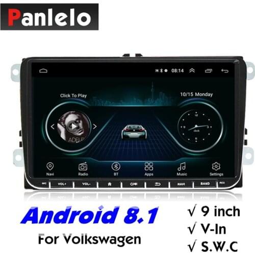 Panlelo Android 2Din Car Stereo For VW S5 GPS Navigation Head Unit Auto Radio AM/FM Music Video Multimedia Player For Polo Golf