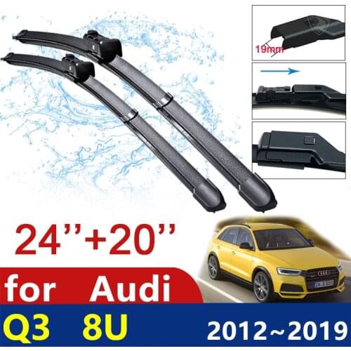 Car Wiper Blades Windscreen for Audi Q3 8U 2012~2019 Front Windshield Wipers Car Accessories 2013 2014 2015 2016 2017 2018