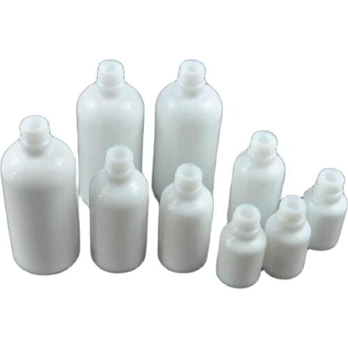 100ml white empty glass bottle lotion emulsion essence oil liquid serum complex recovery skin care cosmetic packing