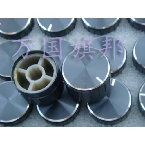 The Free Delivery. potentiometer knob Black Lace aluminum knob high 17MM diameter 23MM 23*17MM