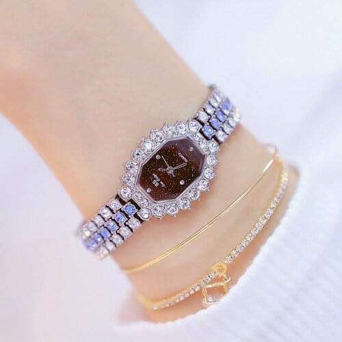 BS Rhinestone Women Watch Ultra-thin Watches Fashion Ladies Luxury Diamond Top Brand Lover Wristwatch Perfect Girls Reloj Mujer