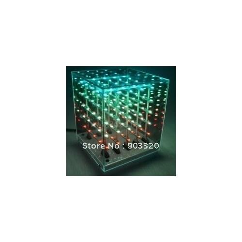 HOT SMD 1206 3 in 1 11*11*14cm(LWH) Laying 3D LED Cube Light LED Display for Disco Party Exhibition Bar Event