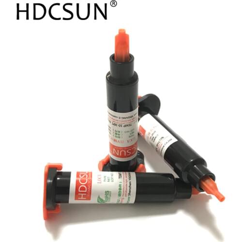 HDCSUN 10-50pcs/lot new type TP2500 5ml UV Glue LOCA Liquid Optical Clear Adhesive For IPhone Samsung Glass Lens Repair