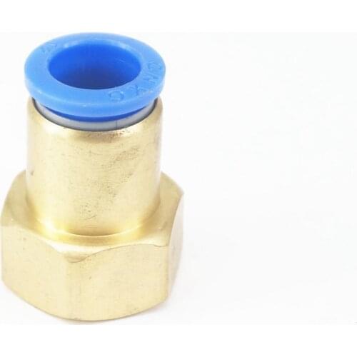 LOT 5 1/2" BSP Female to Fit Tube O/D 12mm Pneumatic Push In Connector Union Quick Release Air Fitting Plumbing