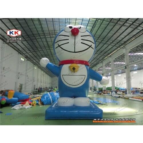 Customized popular Japanese cartoon 4m giant inflatable Doraemon Cartoon Character for advertising