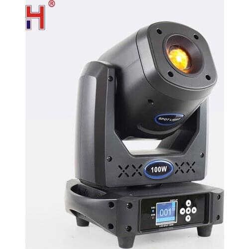 Lyre Gobo Moving Head 100W Spot Wash Led Projector DMX Light Professional DJ Stage Light Equipment