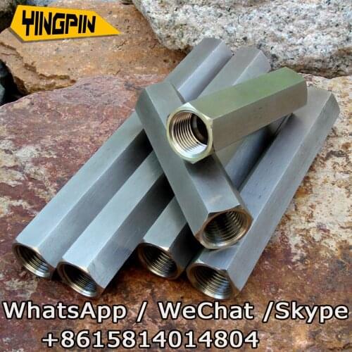 Thicken outer hexagon 4 points 304 stainless steel tube double head 4 points inner wire water pipe long pipe fittings