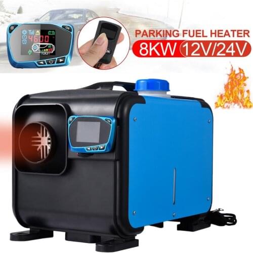 Auxiliary Heater 8000W Mini Diesel Air Heater 12V Car Heater For Trucks Motor-Homes LCD Button Remote New Arrival 2021