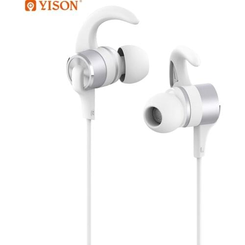 YISON EX230 high quality wired earphone earbud,high bass metal wired earphone with mic