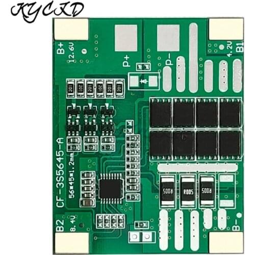 BMS 3S 12V 6A 12A 25A 18650 Li-ion Lithium Battery Charger Protection Board PCB BMS 3S Enhance/Balance For Power Bank Charging
