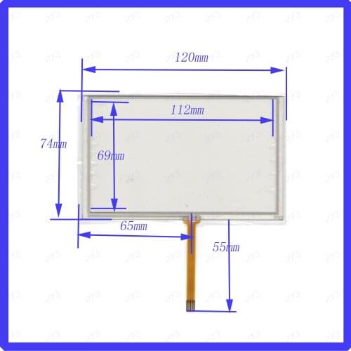 ZhiYuSun 5pcs/lot wholesale 5121 120*74mm suitable 4lines resistance screen this is compatible blass suitable 120*74 5121