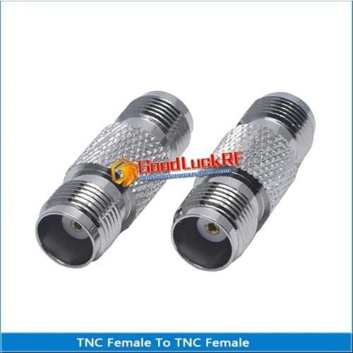 1X Pcs High-quality Dual TNC Female To TNC Female Plug Brass Straight RF Adapters Coaxial Connector