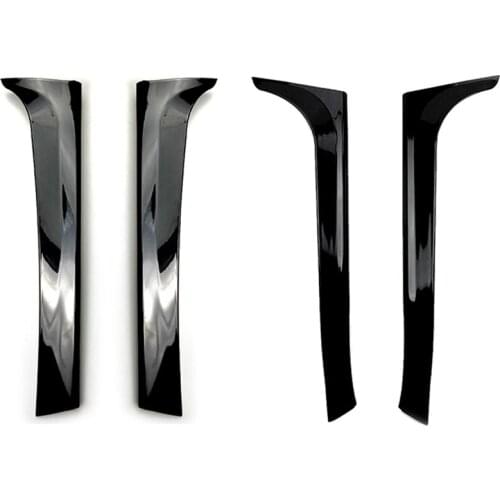 2 Pair Rear Side Wing Spoiler Stickers Trim Cover - For Vgolf 6 Mk6 2008 -2013 & For Tiguan Mk2 2017 2018