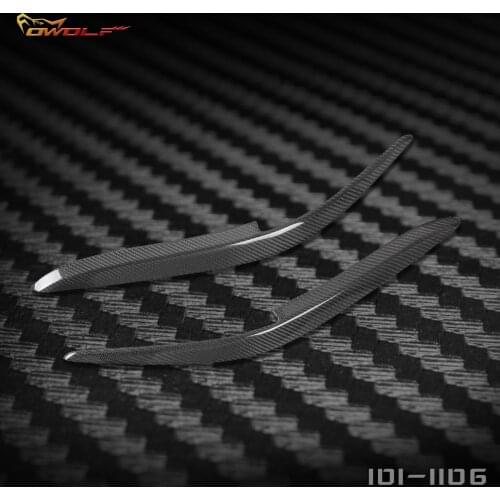 2Pcs For Honda accord 1998-2002 Modified Carbon Fiber Lamp Eyebrow Accessories