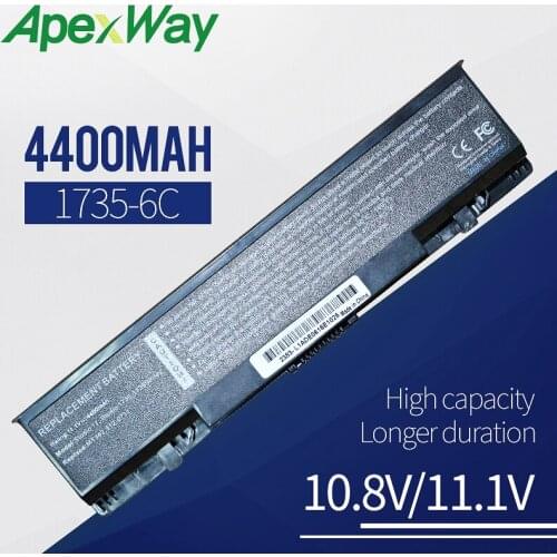 ApexWay 11.1V 4400mAh battery for DELL Studio 1735 Studio 1737 PW824 PW835 RM791 RM868 RM870 KM973 KM974 KM978 MT335 MT342 PW823