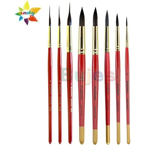 MALEONN Round head Mixed Squirrel hair Watercolor pen for beginners Good water storage and soft Detail brush Art supplies