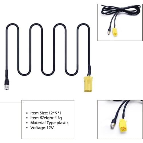 Mini Female Head Car MINI ISO 6Pin 3.5MM Jack Audio Aux Cable for F/iat G/rande P/unto Mini Female Head Mini ISO Adapter Cable