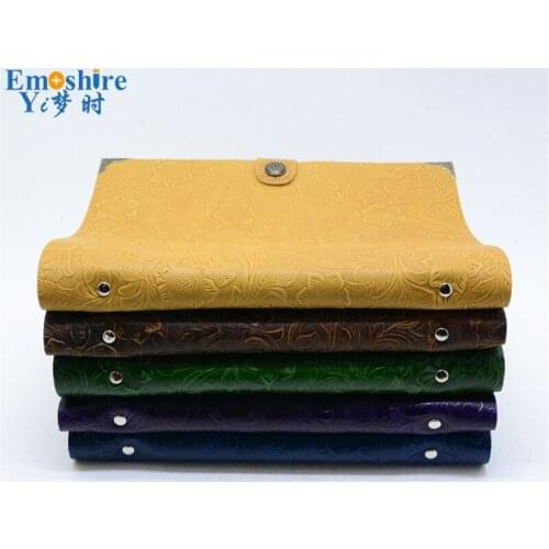 B5 Notebook Stationery Notepad Business Loose B5 Creative Stationery Leather Large Button Diary Note Book Custom N085