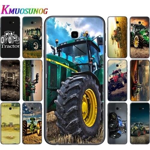 Big tire tractor car Cover for Samsung Galaxy J8 J7 Duo J6 J5 Prime J4 Plus J3 J2 Core 2018 2017 2016 Phone Case
