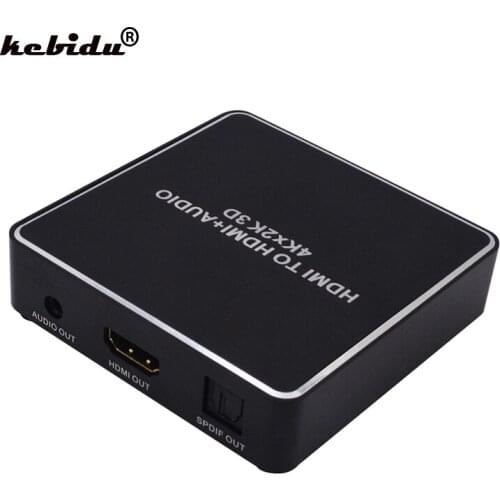 HDMI-compatible to HDMI-compatible + 3.5mm Stereo Audio 4kx2k 3D Extractor Audio Extractor Converter HDMI-compatible Splitter