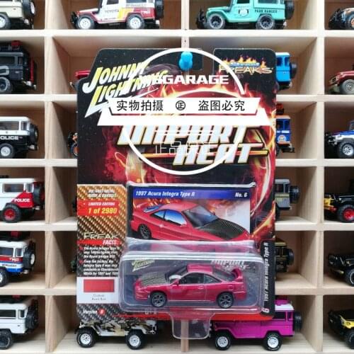 JohnnyLightning 1/64 1997 Acura Type Diecast Collection of Die-casting Simulation Alloy Model Children Toys