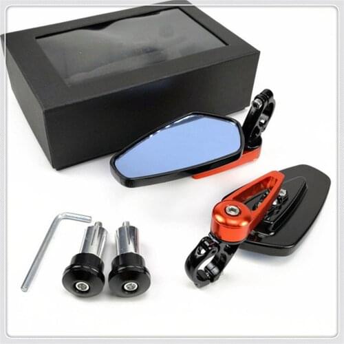 Motorcycle Accessories Mirrors Handlebar End Mirror Cafe Racer for SUZUKI RMZ450 RMX250R S DRZ400R RM85 RM125 250 RMZ250