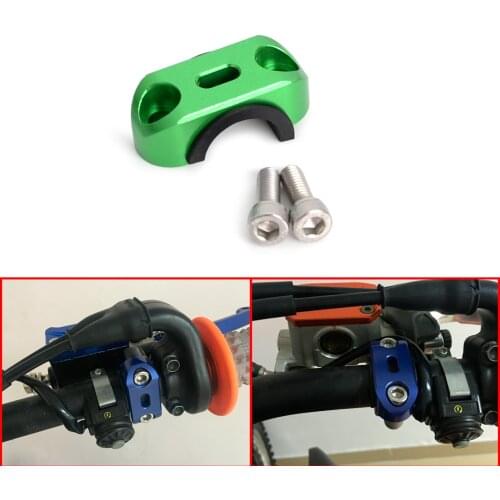 NICECNC Rotating Bar Handlebar Clamp For Kawasaki KX 65 80 85 100 125 250 500 KX250F KX450F KDX200 220 KLX250 300 KLX400 KLX450R