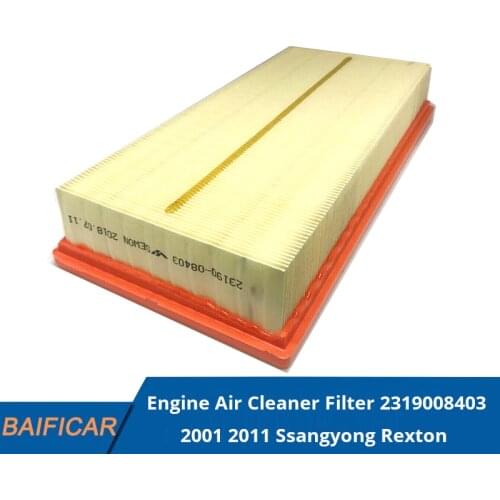 Baificar Brand New Genuine Engine Air Cleaner Filter 2319008403 For 2001 2011 Ssangyong Rexton