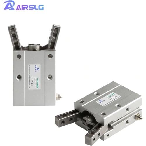 HFY Air Gripper Pneumatic Cylinder HFY6 HFY10 HFY16 HFY20 HFY25 HFY32 0.7 MPa 1 MPa Y Type 180 Degree Angular Style Gripper