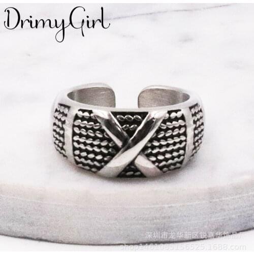 Luxury Brand Creative Boho Cross Rings For Women Adjustable Size Ring Fashion Charm Jewelry Wholesale