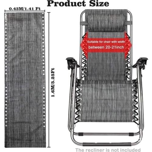 Folding Beach Chairs Camping Lazy Seat Reclining Portable Lightweight Sleeping Beach Chair Sun Replacement Fabric Chair Cloth