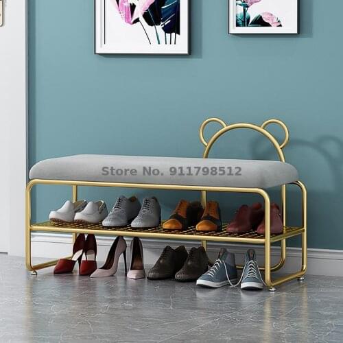 Shoe Changing Stool Home Doorway Net Red Creative Stool Bed End Stool Long Shoe Shoe Shoe Rack Shoe Cabinet Stool One