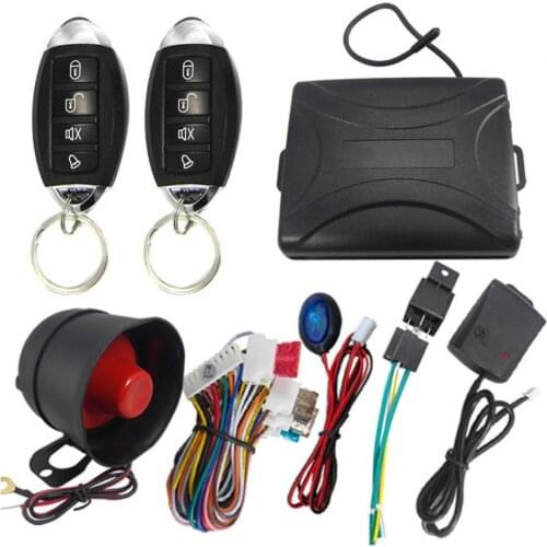 802-8229 Universal One-way Car Alarm System Metal Burglar Warning Security System for Vehicles Automobiles Security Protection