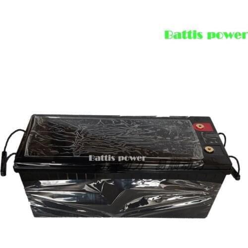 Waterproof Lifepo4 12V 200AH lithium battery BMS 4S 12.8v for inverter EV Fishing boat skateboard ATV +10A Charger