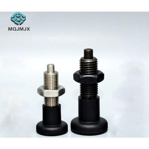 Indexing Plungers Spring Plungers Spring Lock Pin Plastic knob Screw with Spring Pin Fine Thread M10 M12 M16 M20