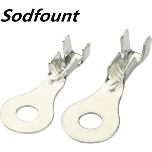 100pcs/lot ,DJ431-3A/B 3.5mm brass tinned automotive terminal block cold-pressed terminal, suitable for 0.3-2.5mm2