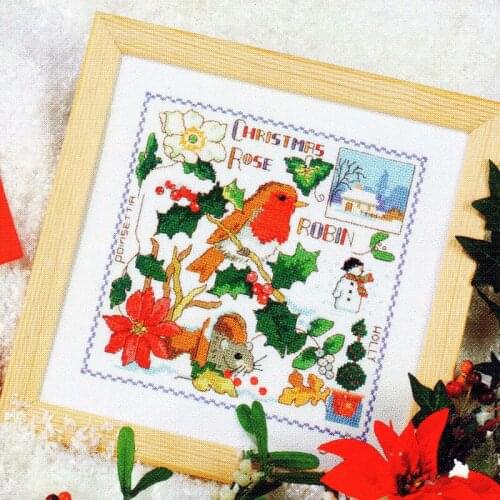 11CT Printed & 14ct Counted Cross Stitch "Winter scenery" DIY Embroidery Cross Stitch kit patterns needlework sets Fishxx